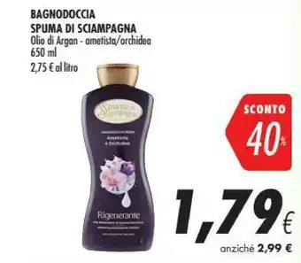 Coop Spuma di Sciampagna Bagnodoccia Olio Di Argon offerta
