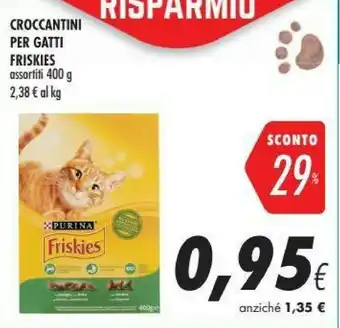 Coop Purina Friskies Croccantini Per Gatti offerta