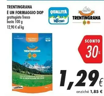Coop Trentingrana Grattugiato Fresco 100 G(ml) offerta