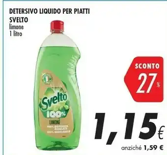 Coop Svelto Detersivo Liquido Per Piatti offerta