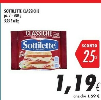 Coop Sottilette Classiche offerta