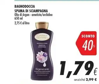 Coop Spuma di Sciampagna Bagnodoccia offerta