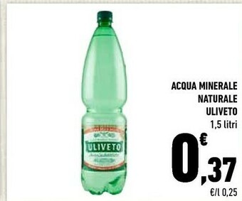 Conad Uliveto Acqua Minerale Naturale offerta