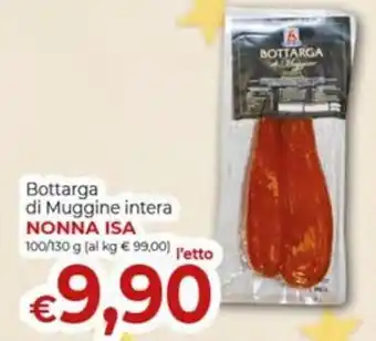 Bottarga di Muggine intera NONNA ISA 100/130 g