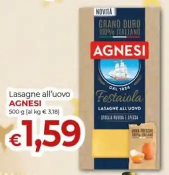 Lasagne all'uovo AGNESI 500 g