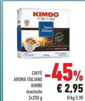 Conad Kimbo Kimbo - Caffè Aroma Italiano 500 g(ml) offerta