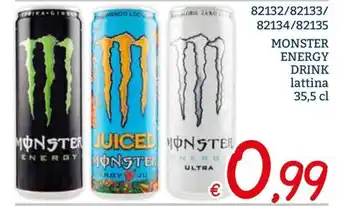82132/82133/82134/82135 MONSTER ENERGY DRINK lattina 35,5 cl