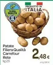 Carrefour Carrefour Patate Filiera Qualità Rete offerta