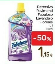 Carrefour Fabuloso Detersivo Pavimenti Lavanda 1000 Ml offerta