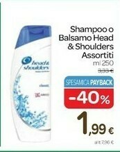 Carrefour Head & Shoulders Shampoo 250 Ml offerta