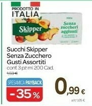 Carrefour Zuegg Skipper Pera Senza Zuccheri Aggiunti 600 G(ml) offerta