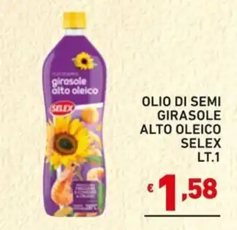 OLIO DI SEMI GIRASOLE ALTO OLEICO SELEX LT.1