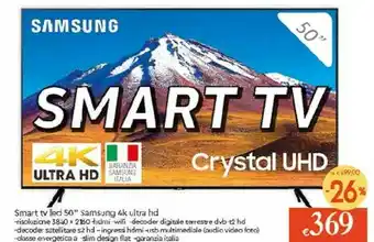 Galassia Samsung Smart Tv Led 50" 4k Ultra Led offerta