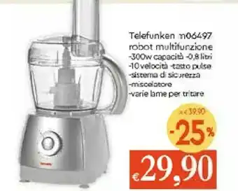 Galassia Telefunken Robot Da Cucina offerta