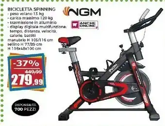 Happy Casa Ngm Bicicletta Spinning offerta