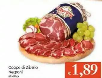 Galassia Negroni Coppa Di Zibello offerta