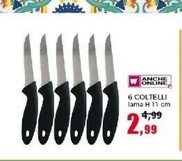 Happy Casa 6 Coltelli offerta