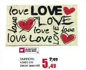 Happy Casa Tappeto 40x60 Cm offerta