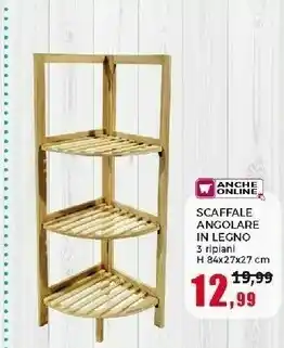 Happy Casa Scaffale Angolare In Legno offerta