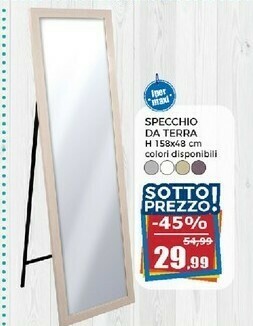 Happy Casa Specchio Da Terra offerta