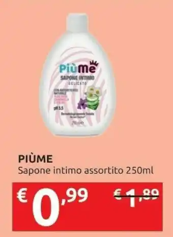 Ipersoap Piume Sapone Intimo offerta