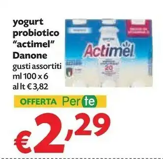 Pam Danone Danone - Actimel Bianco 600 g(ml) offerta