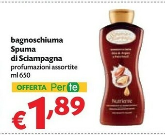 Pam Spuma di Sciampagna Bagnoschiuma offerta