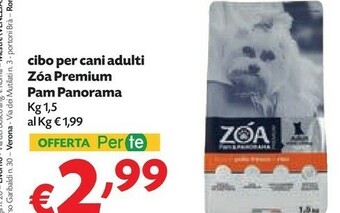 Pam Pam Cibo Per Cani Zoa offerta