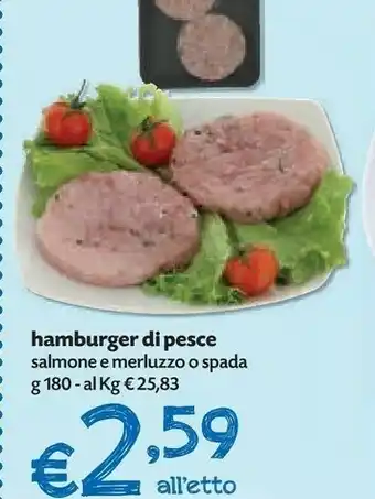 Pam Pam Hamburger Di Pesce offerta