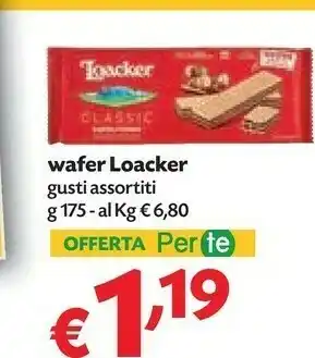 Pam Loacker Wafer Classic 175 G offerta