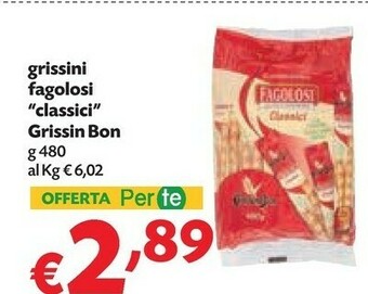Pam Grissin bon Fagolosi Gusto Classico 480 G(ml) offerta