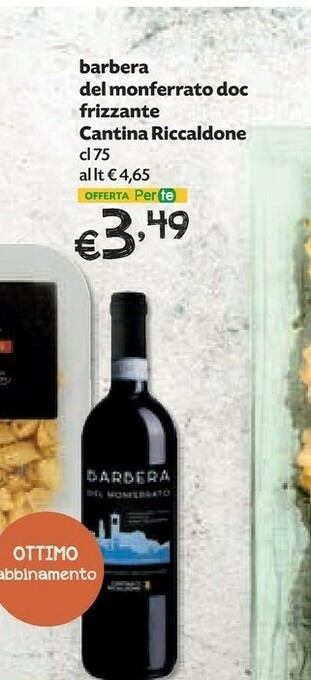 Pam Cantina Riccaldone Barbera Del Monferrato offerta
