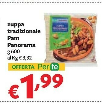 Pam Pam & Panorama - Zuppa Tradizionale Con Orzo, Farro E Legumi offerta