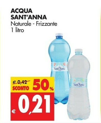 Tigros Sant'anna Acqua Sant'Anna offerta