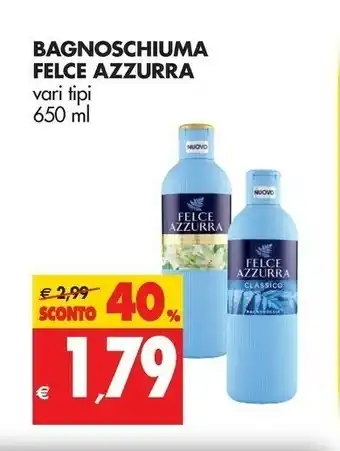 Tigros Felce Azzurra Bagnoschiuma offerta