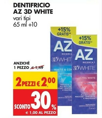 Tigros Az Dentifricio offerta