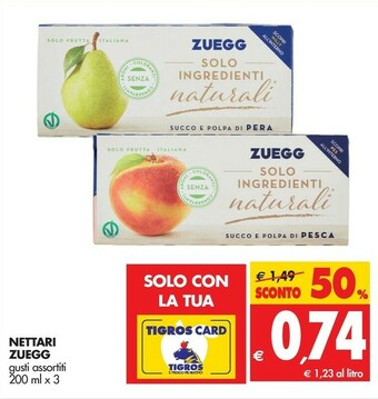 Tigros Zuegg Succhi di frutta offerta