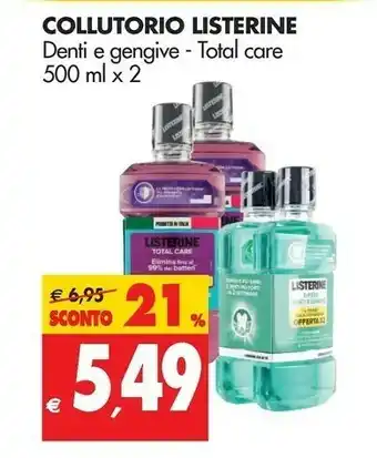 Tigros Listerine Colluttorio offerta