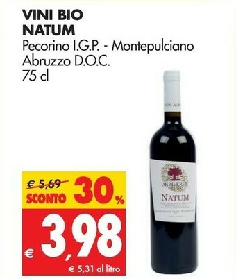 Tigros Vino rosso offerta