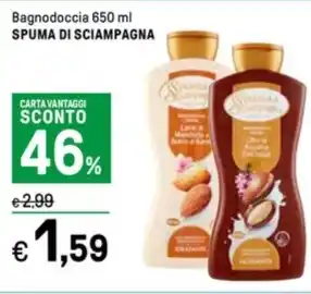 Iper La Grande Bagnodoccia 650 ml SPUMA DI SCIAMPAGNA offerta