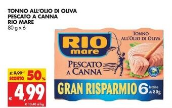Tigros Rio Mare Tonno Rio mare offerta
