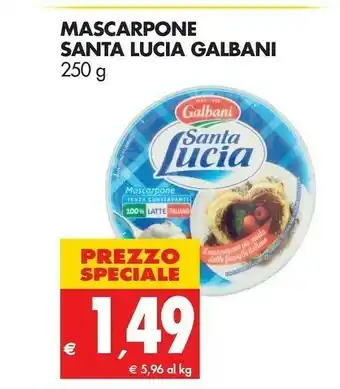 Tigros Galbani Mascarpone offerta