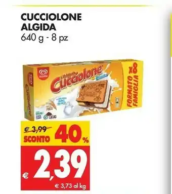 Tigros Algida Cucciolone offerta