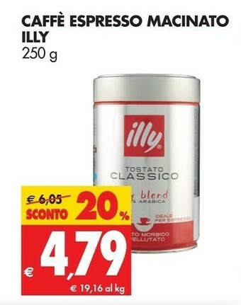 Tigros Illy Caffè offerta