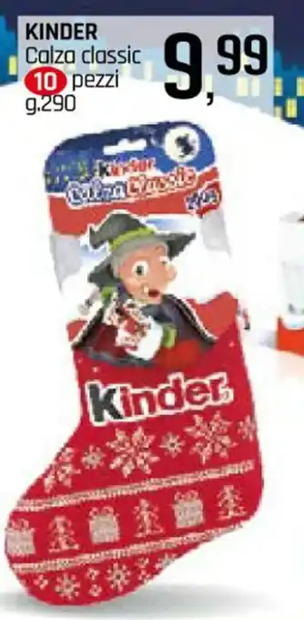 Famila Superstore KINDER Calza classic 10 pezzi g.290 offerta