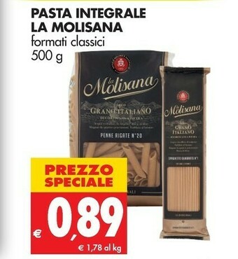 Tigros La Molisana Pasta di semola offerta