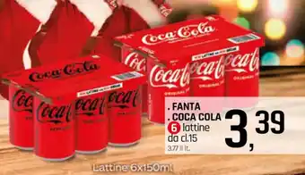 Famila Superstore FANTA - COCA COLA 6 lattine da cl.15 offerta
