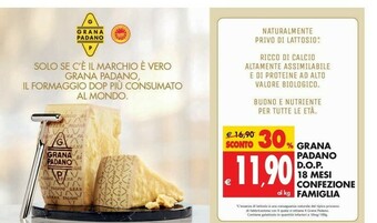 Tigros Grana Padano Formaggio offerta