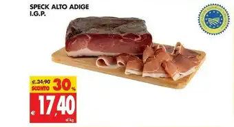 Tigros Speck offerta