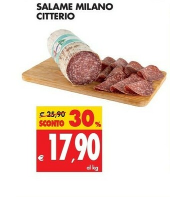 Tigros Citterio Salame milano offerta